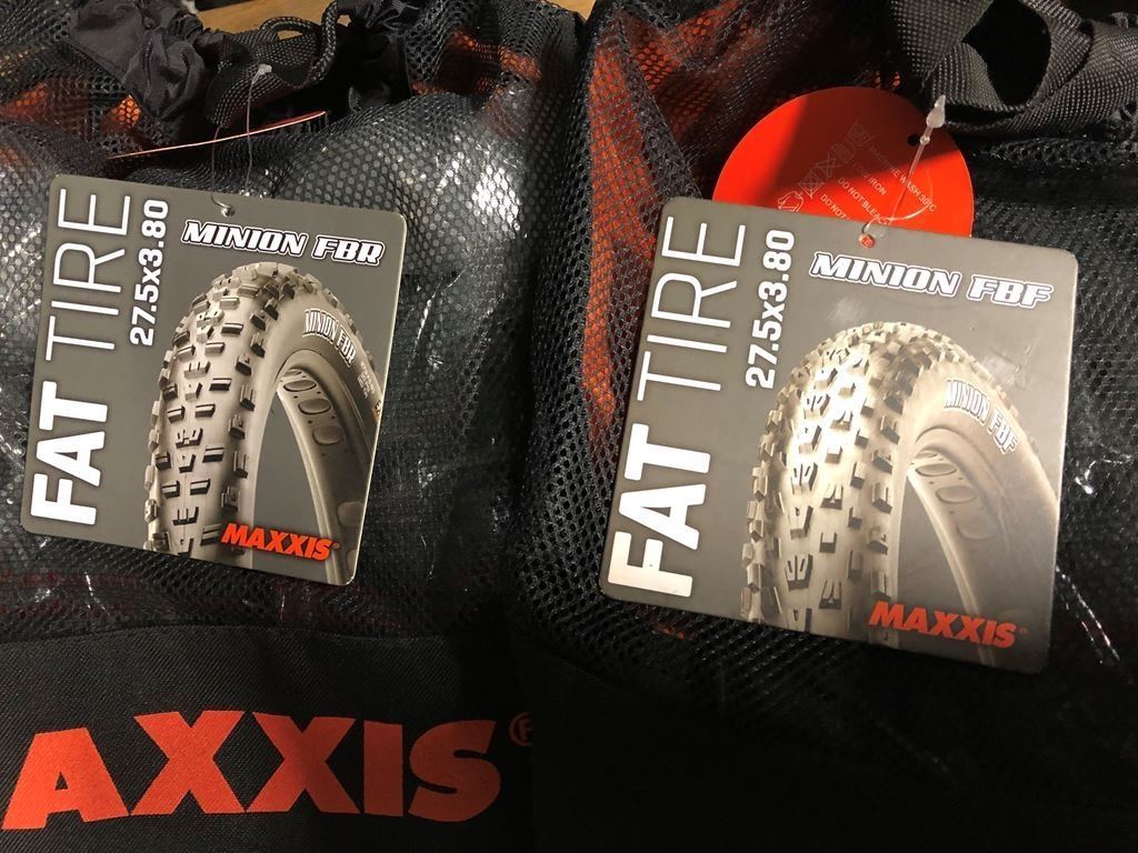 X3 Maxxis Fbf Maxxis Minion FBF/FBR 120 TPI Fat Bike Tire Set (Front