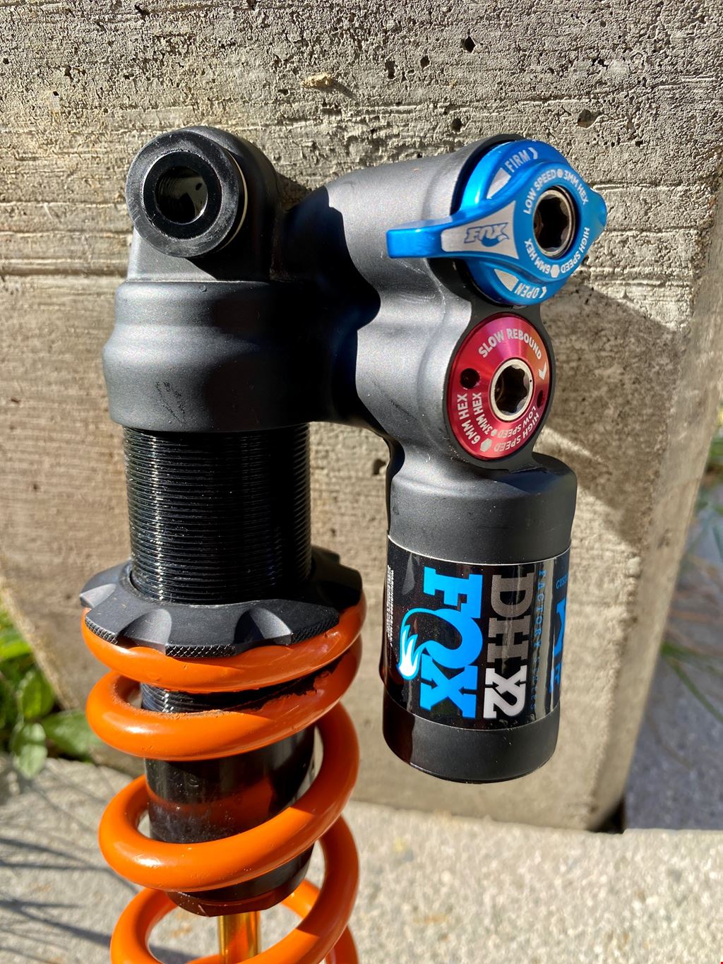 Fox Racing Shox Dämpfer DHX2 Factory Coil, 2 Pos-Adj., Trunnion